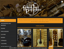 Tablet Screenshot of centrofiatiepercussioni.it